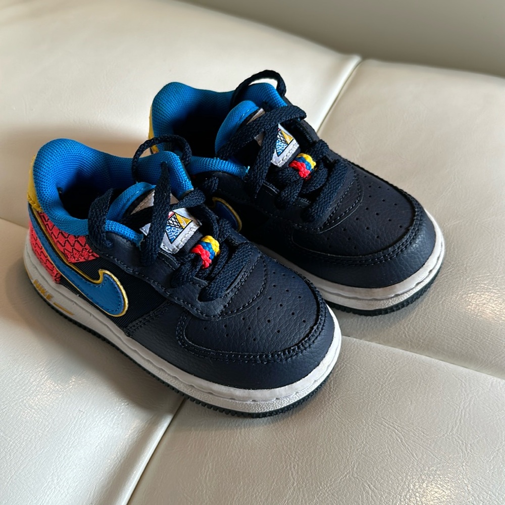🎮🎀 Nike Air Force 1 Now TD Obsidian Photo Blue Av0760-400 Baby Shoe Toddler 6C